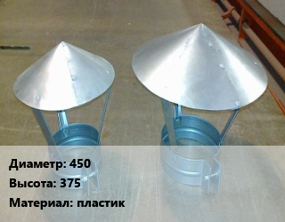 Круглый зонт 450х375 пластик, вентиляционный, вытяжной, шт цена от 2544 Р / шт, где купить, условия доставки в Минске и Минской области